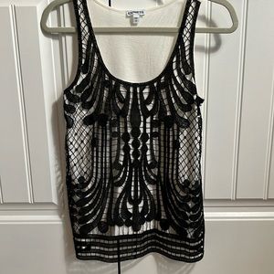 Express | Women’s Tank with Black Design | Size S